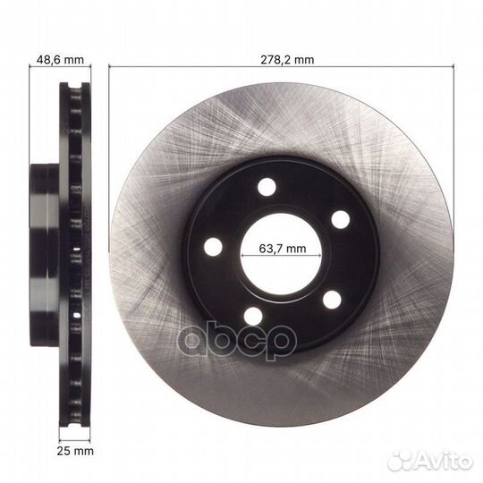Диск тормозной avantech BR0270S avantech