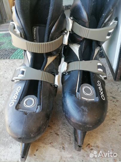 Коньки детские раздвижные 32-34