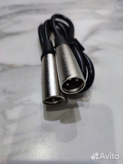 Кабель XLR (m) -XLR (m) - 1 метр