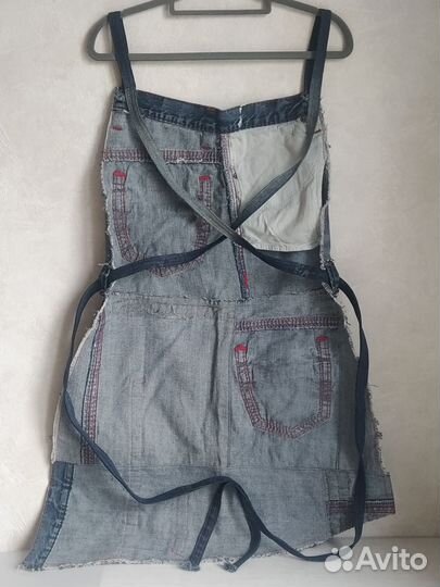 Фартук джинсовый