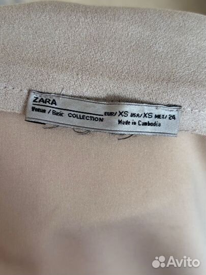 Замшевый пиджак Zara