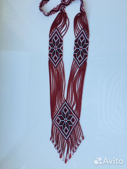 Гердан из бисера