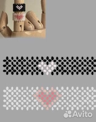 Плету кольца из бисера по схеме