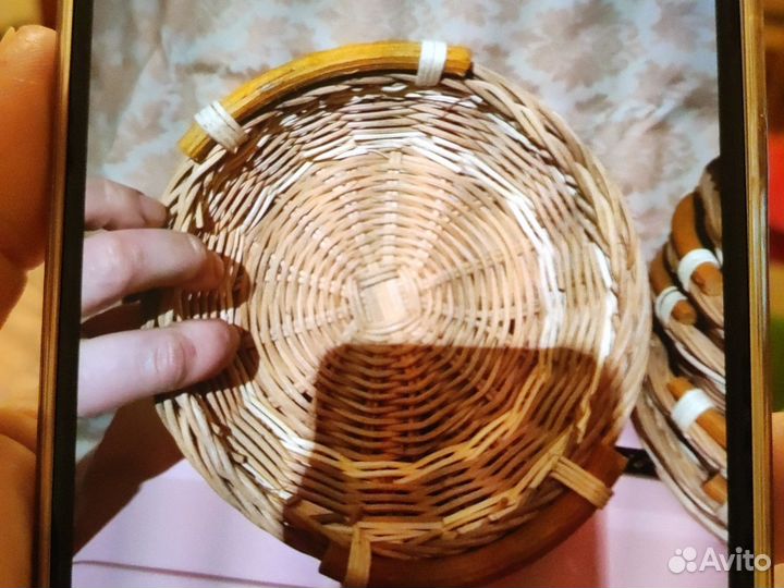 Плетеные корзиночки маленькие