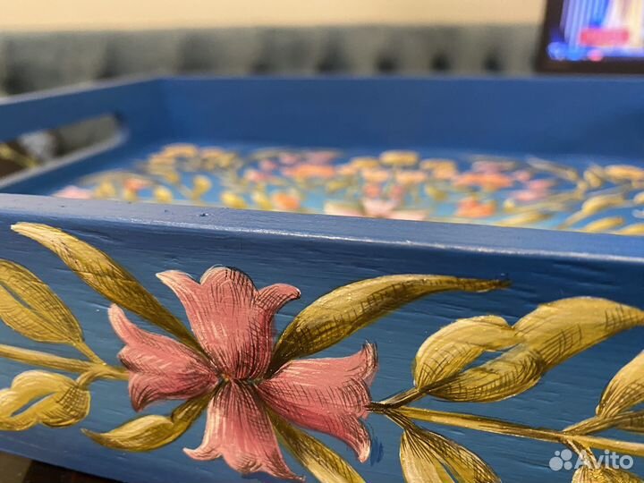 Поднос деревянный