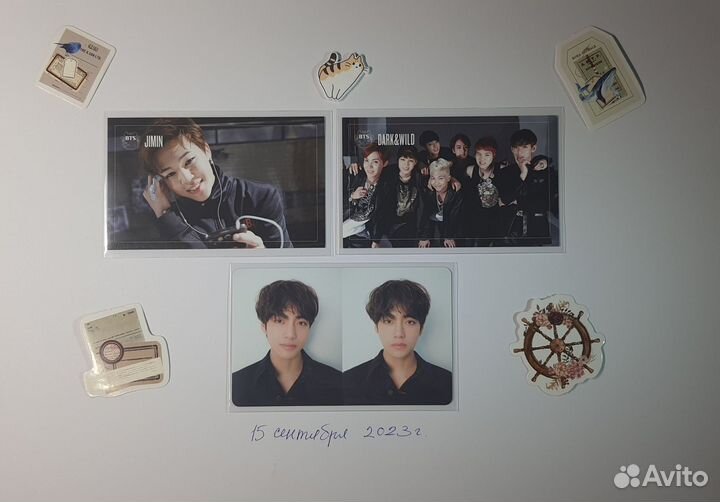 Карта Чимина и BTS официальные (Dark&Wild)