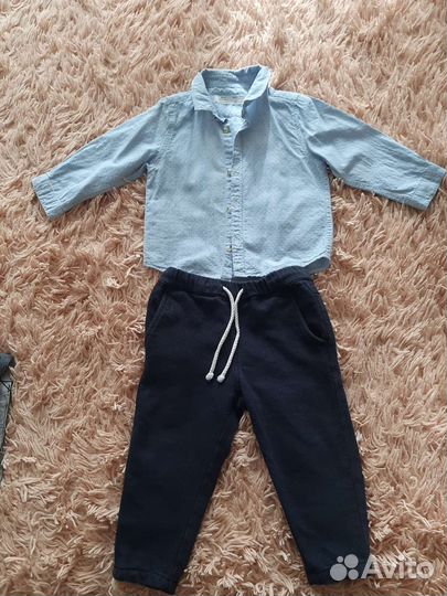 Рубашка, брюки, 80 размер