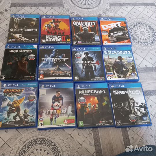 Диски игры для ps4