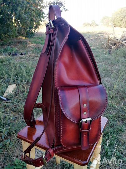 Рюкзак натуральная кожа