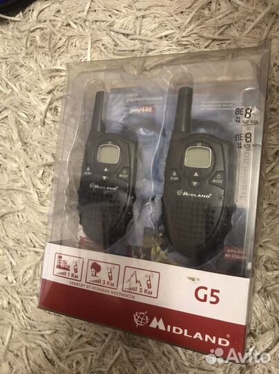 Рации Midland G5(пара)