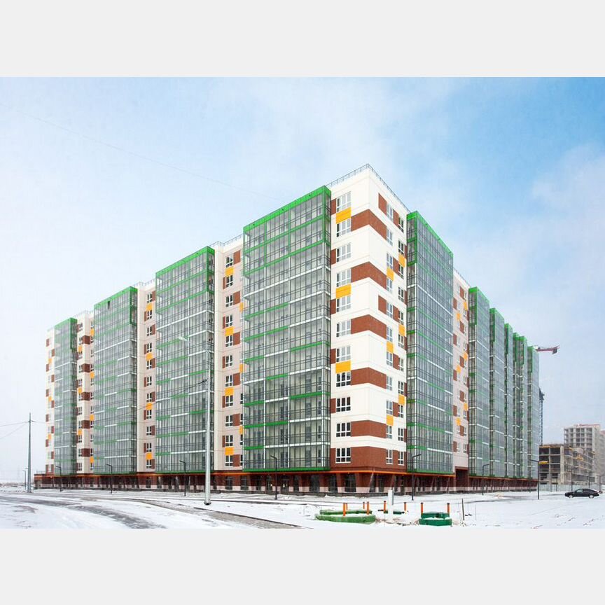 2-к. квартира, 61,9 м², 8/12 эт.