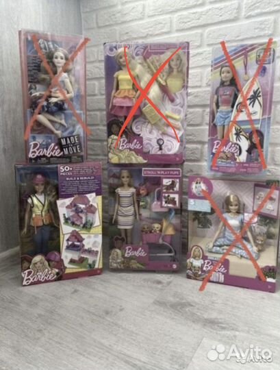 Куклы barbie новые, оригинал mattel