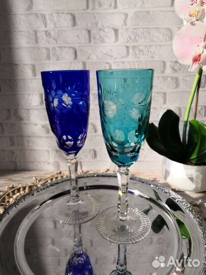 Цветной хрусталь немецкий накладной