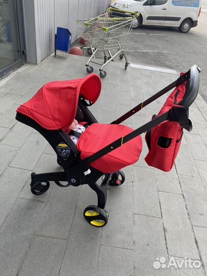 Автолюлька на колесах