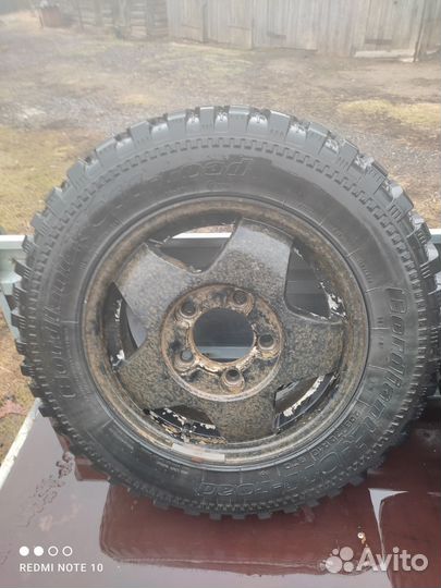Грязевые колеса на ниву r16