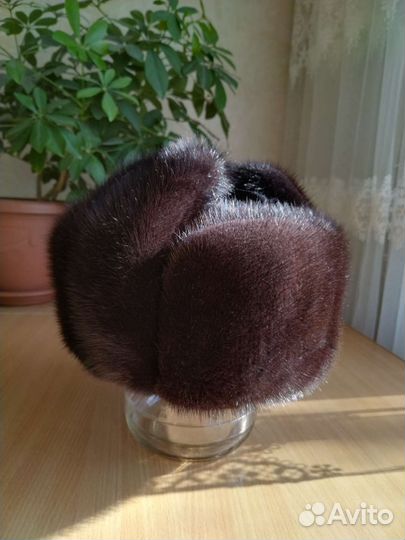 Норковая шапка мужская