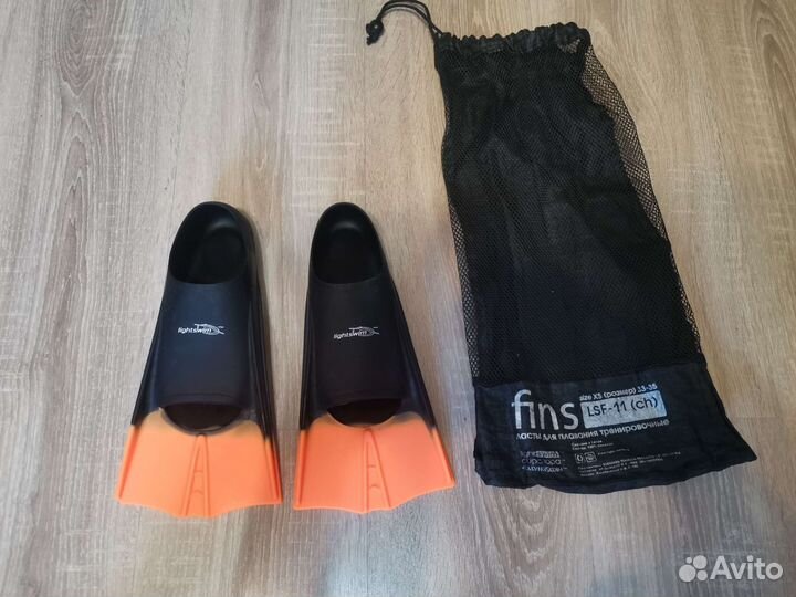 Ласты детские короткие