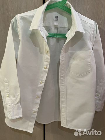 Рубашка белая для мальчика Gap