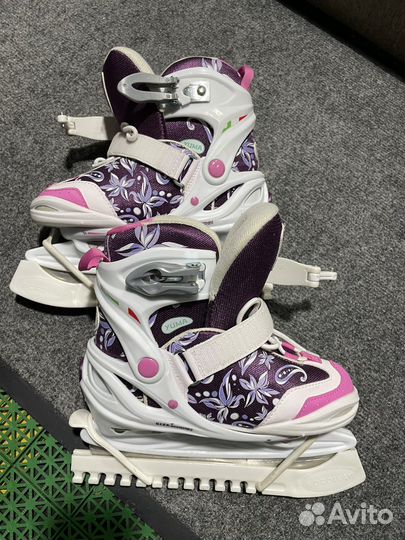 Коньки раздвижные для девочки