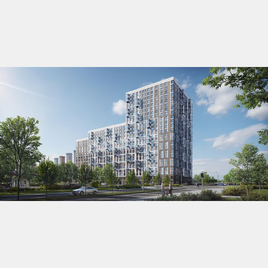 2-к. квартира, 53,4 м², 4/23 эт.