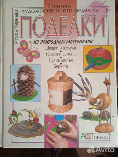Букинистика. Книга: поделки и природных материалов