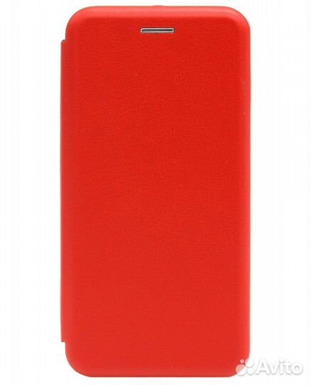 Магнитный Чехол-Книжка для Xiaomi Mi Play, красный