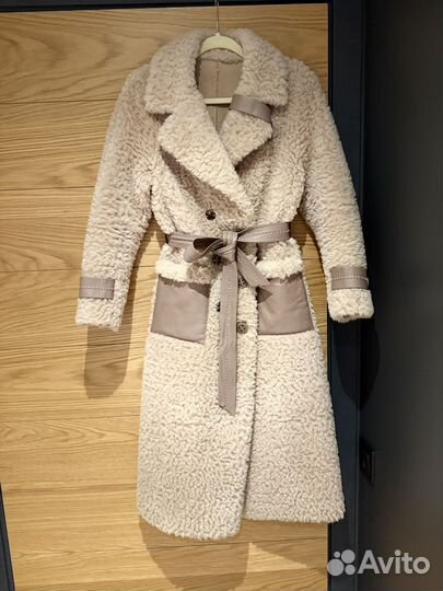 Шуба из 100 % шерсти shinshilla