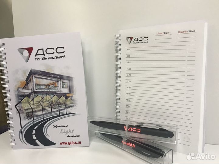 Печать блокнотов с логотипом на заказ