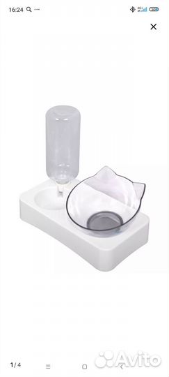 Миски на подставке с автопоилкой