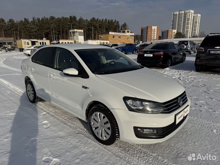 Volkswagen Polo 1.6 AT, 2019, 124 000 км