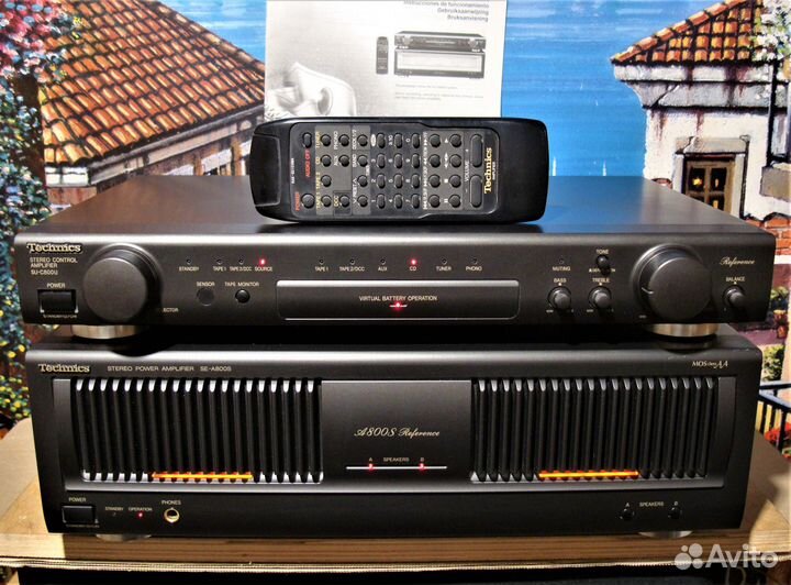 Technics A-800S. Усилитель