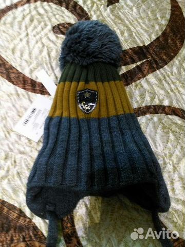 Шапка для мальчика новая зимняя 52-54