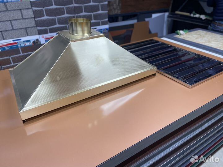 Зонт вытяжной нерж/оц/PE 100*60*40 цена за шт