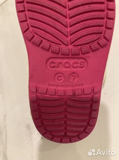 Кроксы crocs размер c7