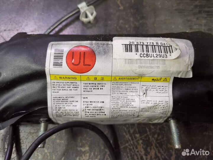 Подушка безопасности в сиденье Шевроле Каптива 201