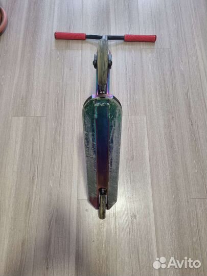 Трюковой самокат Vokul Saga, черный/бензиновый