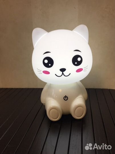 Светильник ночник котенок
