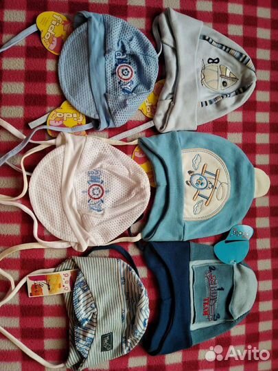 Новые шапочки для мальчика