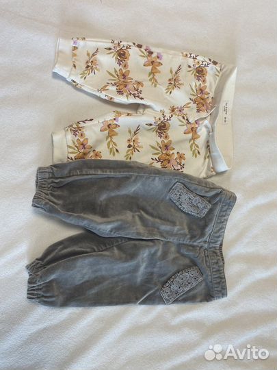 Штанишки для девочки 74