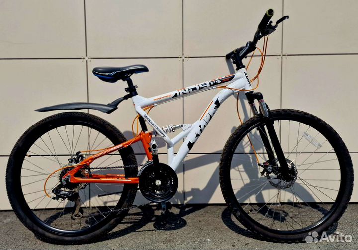 Велосипед горный двухподвес Stark Indy FS 26