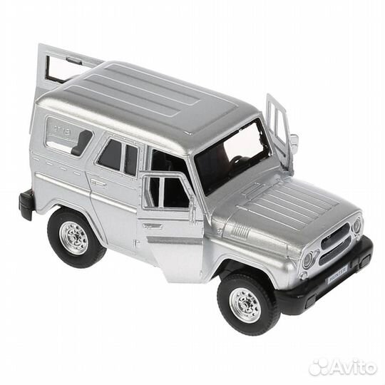 Модель УАЗ Хантер серебристый Технопарк