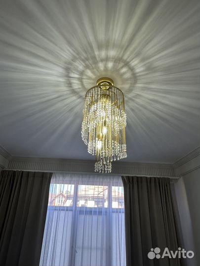 Люстра хрустальная чехословакия