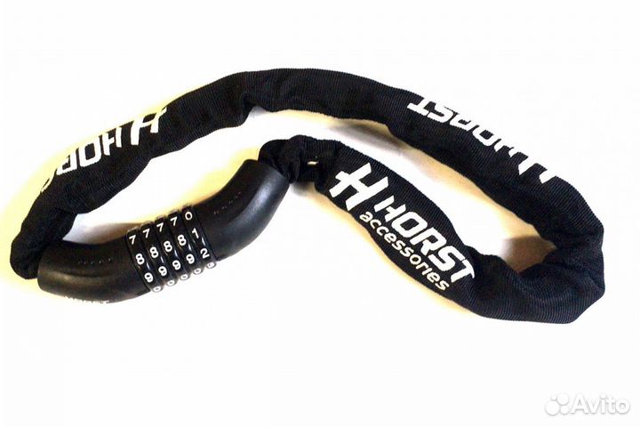 Замок вело цепь (5 разрядов) 6х900мм кодовый