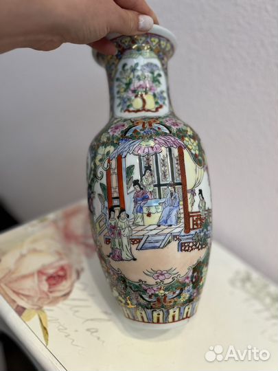 Ваза 31 см винтаж Китай середина XX века