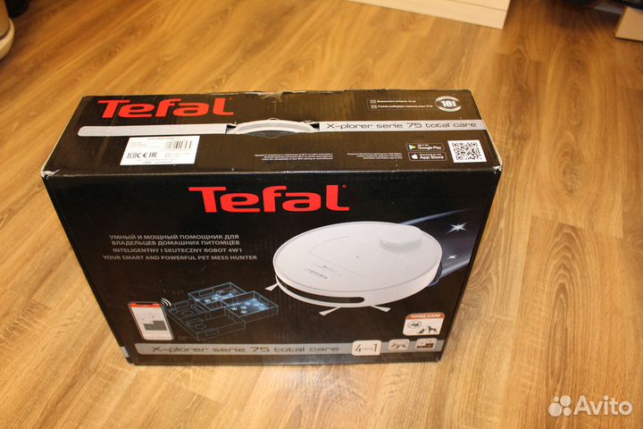Робот пылесос Tefal X-plorer serie 75 total care