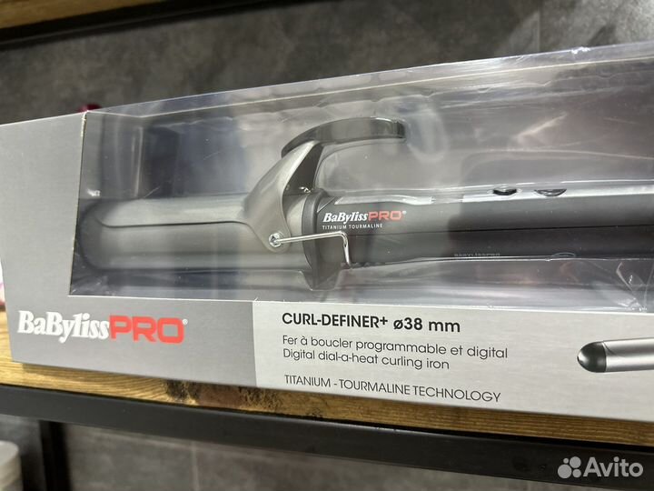 Плойка для завивки волос BaByliss Pro 38мм