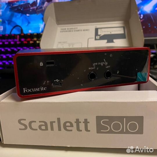 Focusrite scarlett solo 3rd gen