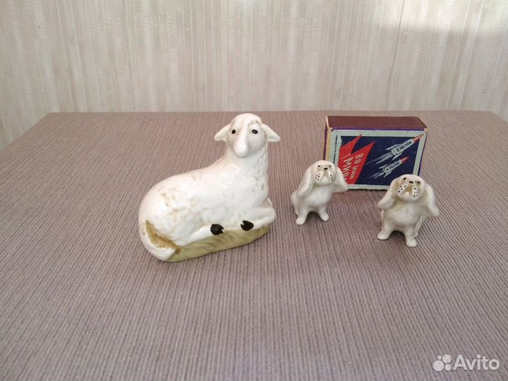 Статуэтки Овечка и собачки