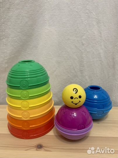 Пирамидка стаканчики fisher price