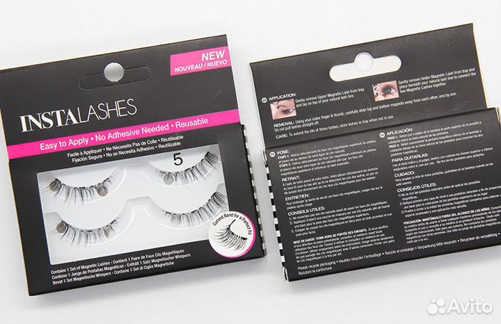 Ресницы накладные магнитные (без подводки)